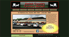 Desktop Screenshot of amishcountryfarmersmarket.com