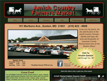 Tablet Screenshot of amishcountryfarmersmarket.com